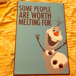Adorable FROZEN OLAF POSTER